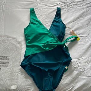 Brand New (Original Packaging) Summersalt Perfect Wrap One-Piece, Size 10